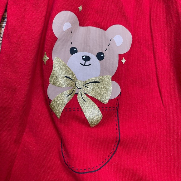 NWOT H&M Printed Jersey  Christmas Dress - Picture 3 of 12